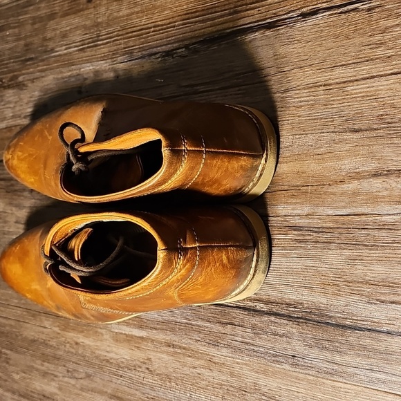 Men's Venturini For Men Brown Leather Chukka Boots Sz 12 - Picture 2 of 5